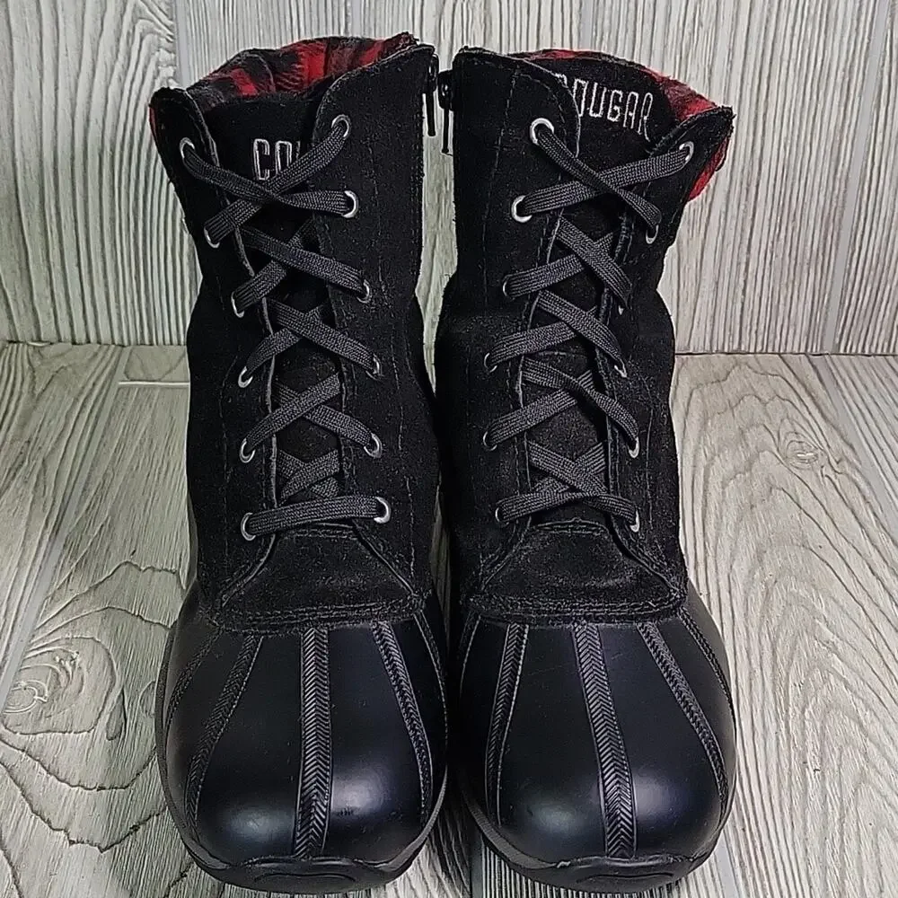 Cougar Suede Waterproof Canada Totem Duck Toe Boots Womens Size 8